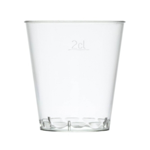 Clear Platsic Shot Glasses from Passion for Ice