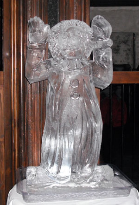 Circus Clown Vodka Luge from Passion for Ice