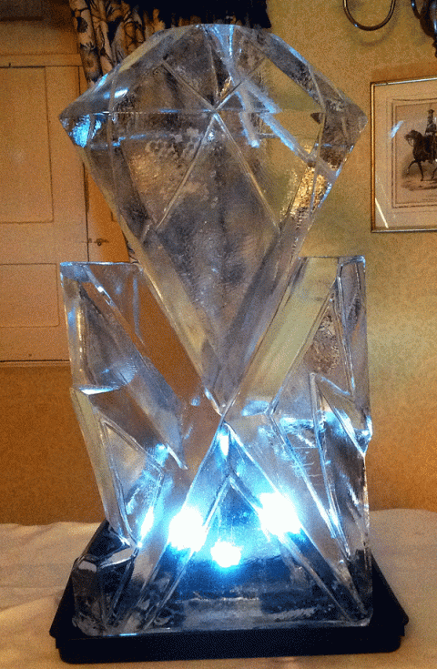 Diamond Number 3 Vodka Luge from Passion for Ice