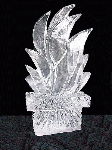 Fire and Ice Vodka Luge from Passion for Ice