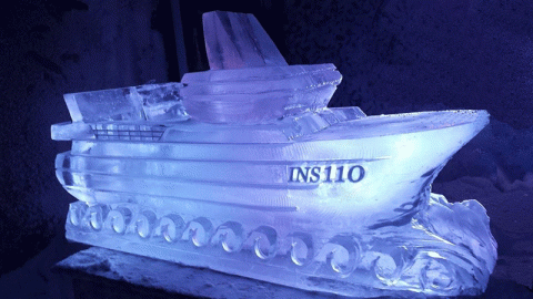 Deep Sea Fishing Trawler Vodka Luge from Passion for Ice