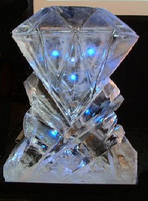 Diamond Number 1 Vodka Luge from Passion for Ice