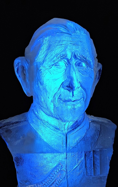 King Charles III Ice Sculpture from Passion for Ice