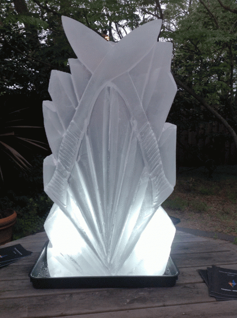 Gurkha Kukri Knives Vodka Luge from Passion for Ice