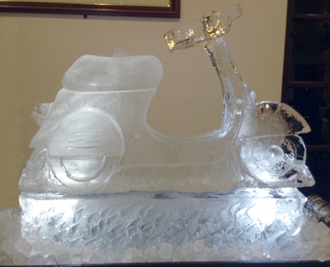 Lambretta Vodka Luge from Passion for Ice