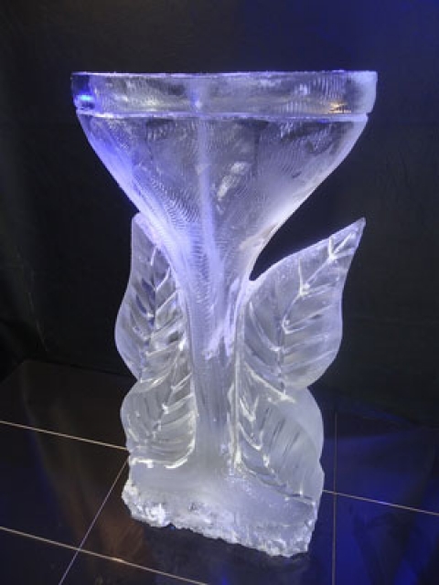 Martini Glass Vodka Luge from Passion for Ice