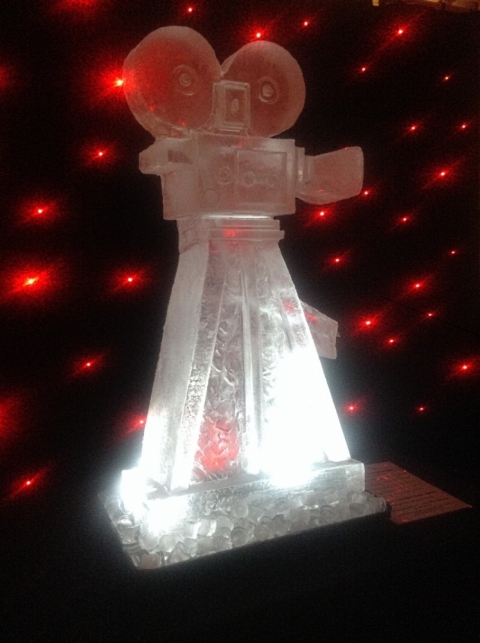 1920's  Movie Camera Vodka Luge from Passion for Ice