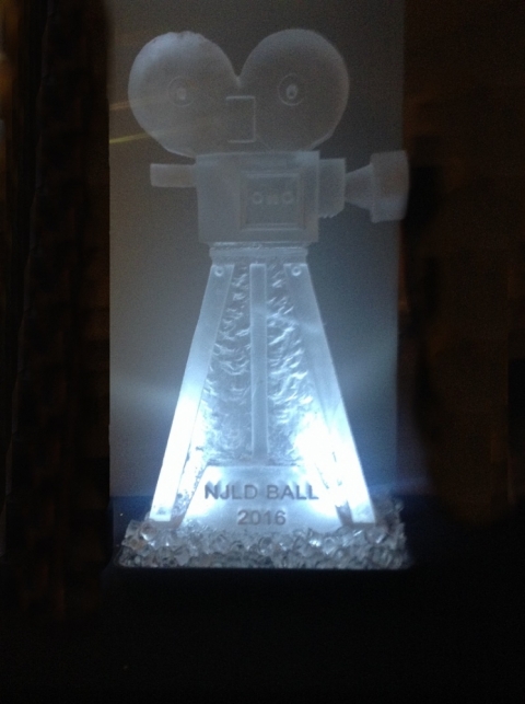 NLJD 1920's Movie Camera Vodka Luge from Passion for Ice