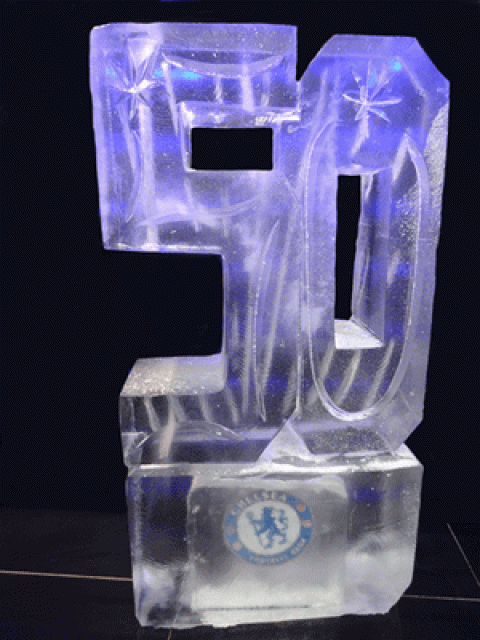 Number 50  hand-carved Vodka Luge from Passion for Ice