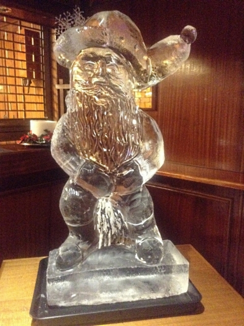 Santa Vodka Luge from Passion for Ice