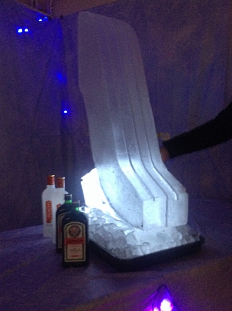 Ski Jump Vodka Luge from Passion for Ice