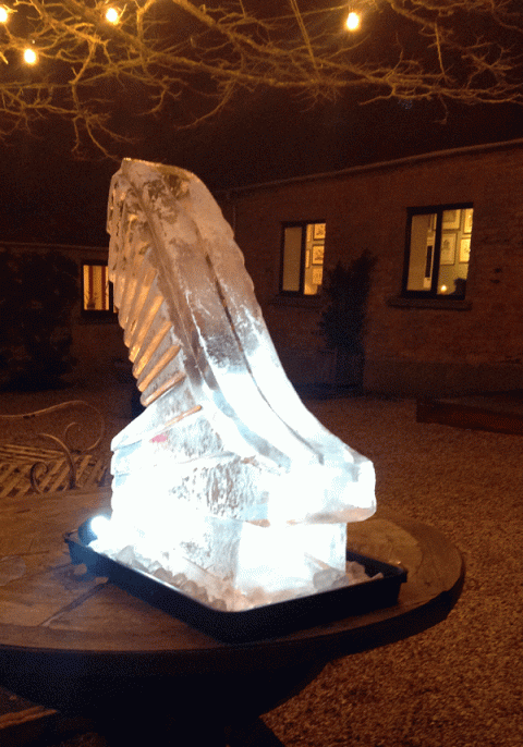 Ski Jump with Bottle Holder Vodka Luge from Passion form Ice