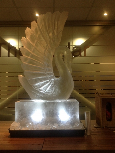 Swan Vodka Luge from Passion for Ice