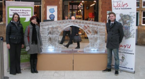 Telford Bridge Ice Sculpture from Passion for Ice