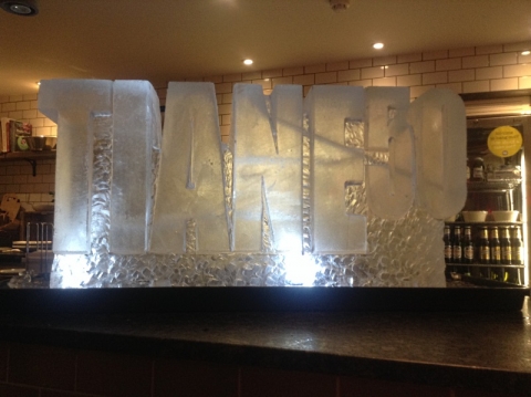 Tiane 50 name Vodka Luge from Passion for Ice