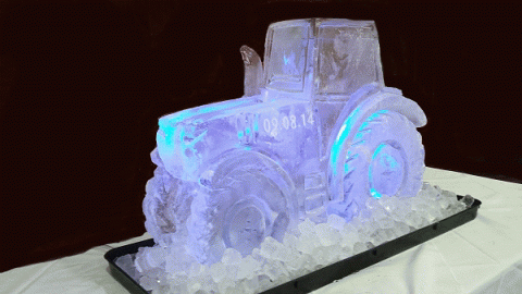 Tractor Vodka Luge from Passion for Ice