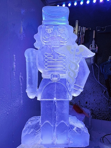 Christmas Nutcracker Vodka Luge from Passion for Ice